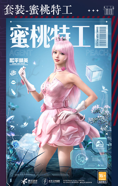 《和平精英》蜜桃特工套装怎么样_蜜桃特工套装图鉴详解