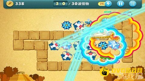 保卫萝卜沙漠8攻略金萝卜全图文过关