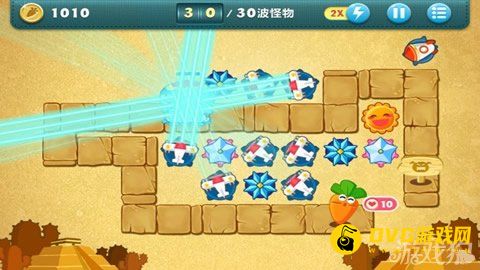 保卫萝卜沙漠8攻略金萝卜全图文过关
