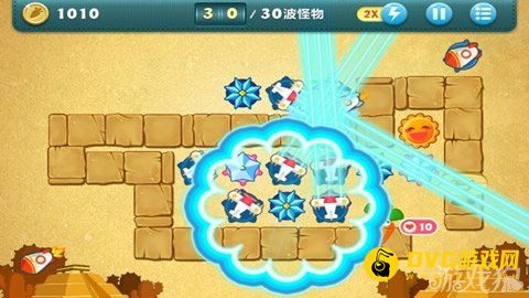 保卫萝卜沙漠8攻略金萝卜全图文过关