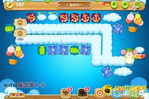 保卫萝卜2第57关攻略 船锚冰锥轻松过关11