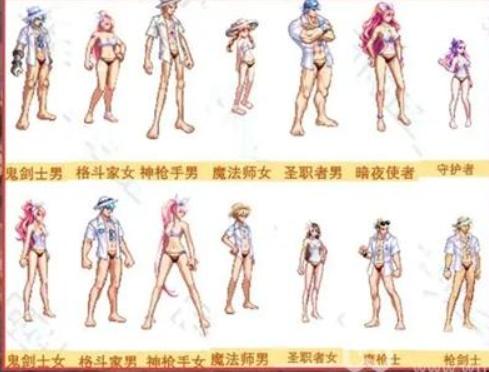 《DNF》晴空彩虹泳裤外观_全职业晴空彩虹泳裤外观