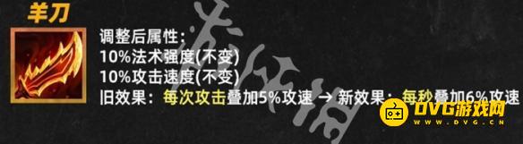 《金铲铲之战》羊刀重做详情-s14羊刀改动前后调整详情