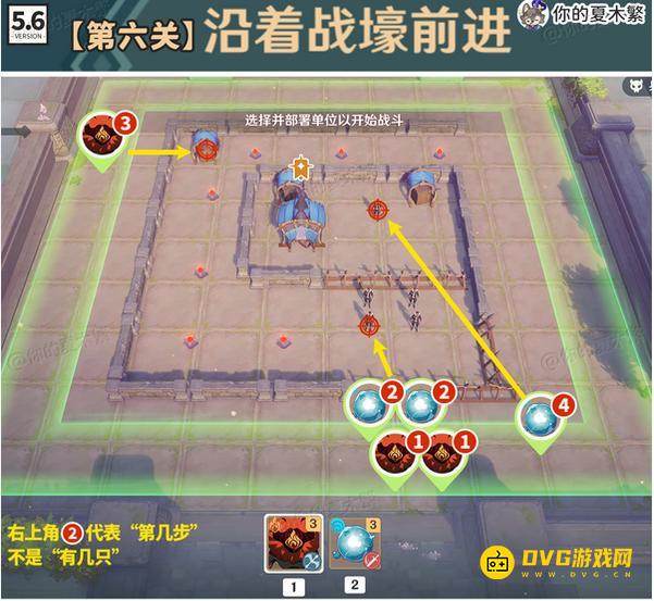 《原神》雨阵奔流之述演第六关沿着战壕前进怎么过-沿着战壕前进通关布局图文攻略