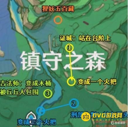 《原神》小狸子三个位置在哪-小狸子位置图解