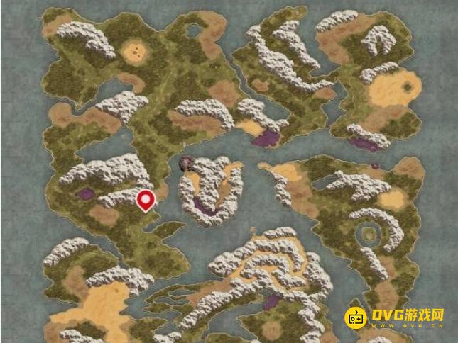 《勇者斗恶龙1重制版》岩山洞窟南边森林秘密地点位置图解