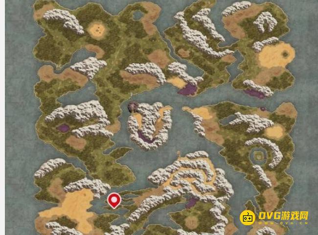 《勇者斗恶龙1重制版》岩泣岛西南森林秘密地点位置图解