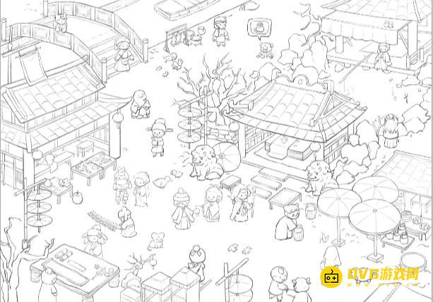 《解压找茬烧脑》第125关古镇找人怎么过-微信小游戏古镇找人找出22个人通关图文攻略