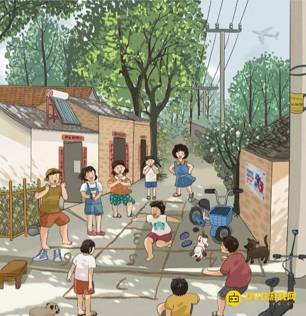 《解压找茬烧脑》第132关80跳房子怎么过-微信小游戏80跳房子找出12处不合理的地方通关图文攻略