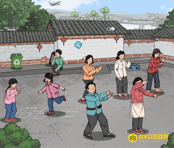 《解压找茬烧脑》第162关80广场舞怎么过-微信小游戏80广场舞找出12处不合理的地方通关图文攻略