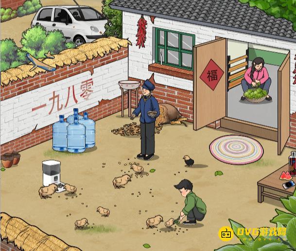 《解压找茬烧脑》第168关80喂小鸡怎么过-微信小游戏80喂小鸡找出12处不合理的地方通关图文攻略