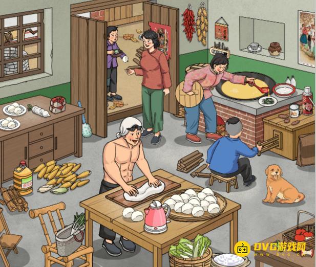 《解压找茬烧脑》第229关80做馒头怎么过