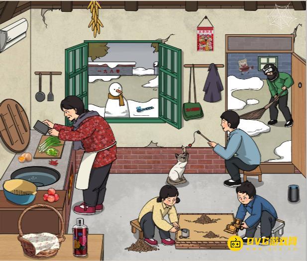 《解压找茬烧脑》第45关80玩沙子怎么过-微信小游戏80玩沙子找出12处不合理的地方通关图文攻略