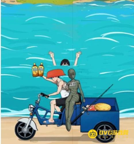 《解压找茬烧脑》第313关洪水逃生怎么过-微信小游戏洪水逃生救上被洪水冲走的小姐姐通关图文攻略