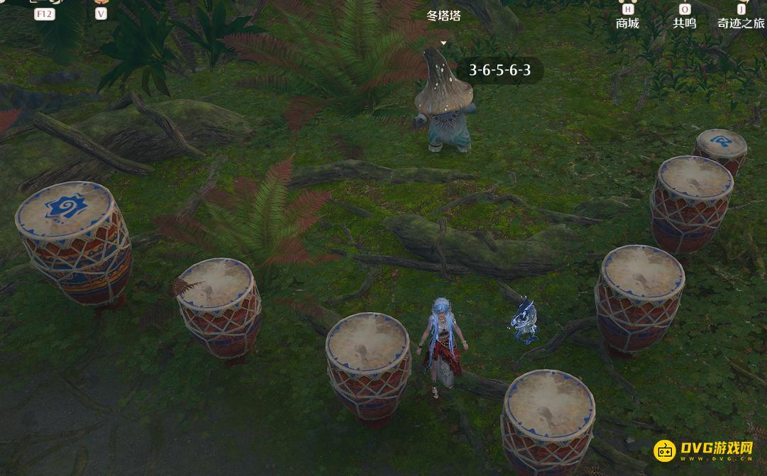 《无限暖暖》咚咚灵感之旅常青榕冬塔塔的鼓怎么跳-常青榕36563怎么跳