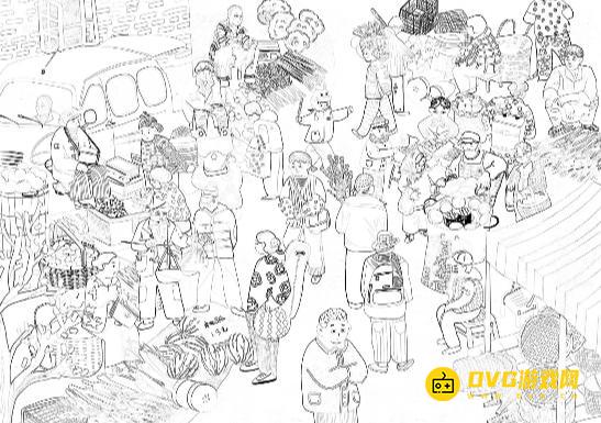 《解压找茬烧脑》第386关新春集市怎么过-微信小游戏386找出集市上30个人通关图文攻略