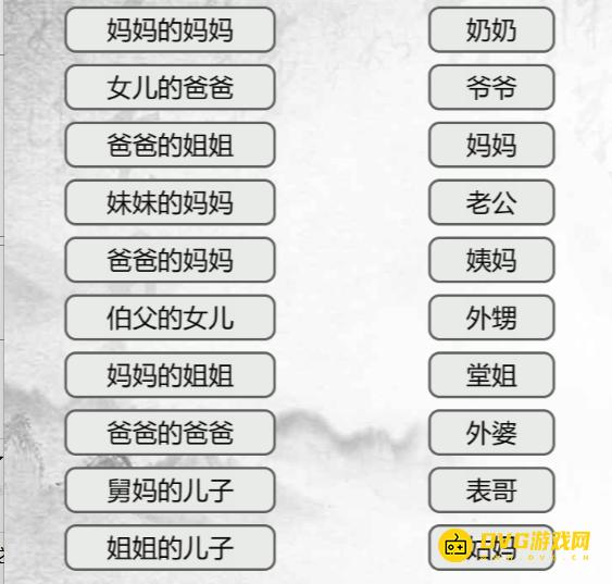 《汉字找茬梗》连线亲人称呼怎么过-连线亲人之间的称呼通关图文攻略