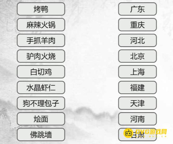 《汉字找茬梗》连线美食怎么过-连出美食和地名通关图文攻略