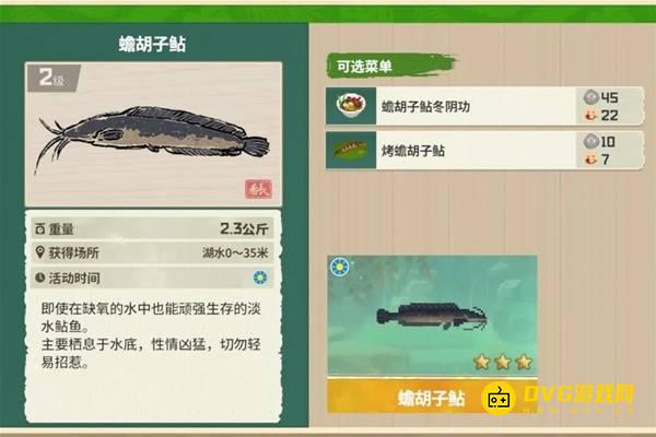 《潜水员戴夫》蟾胡子鲇在哪里钓-丛林DLC蟾胡子鲇图鉴钓鱼点钓鱼时间方法