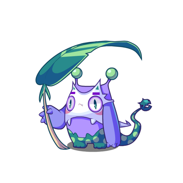 荷叶紫灵