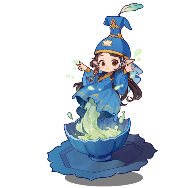 浮影蓝莲