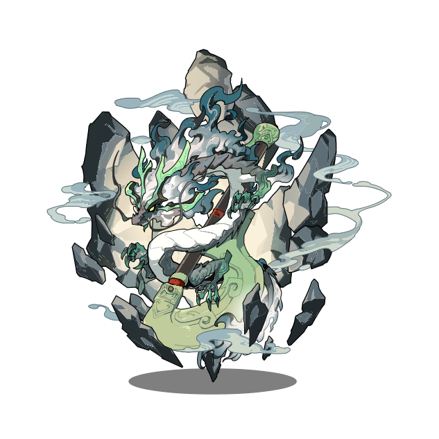 虎纹·战钺蟠龙