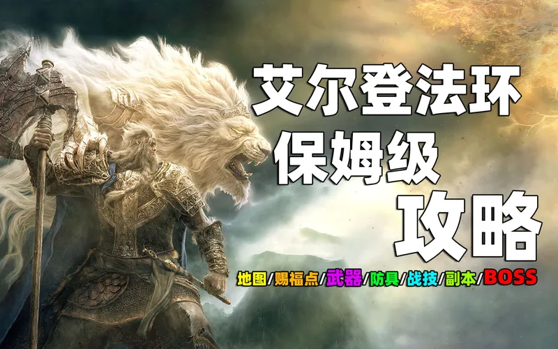 【4K完结】老戴《艾尔登法环｜老头环》“保姆级”【全任务/全成就/全结局】流程攻略解说