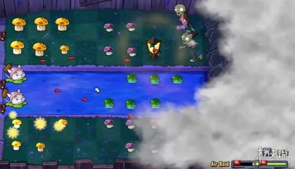 《植物大战僵尸:重植版》空袭关卡攻略