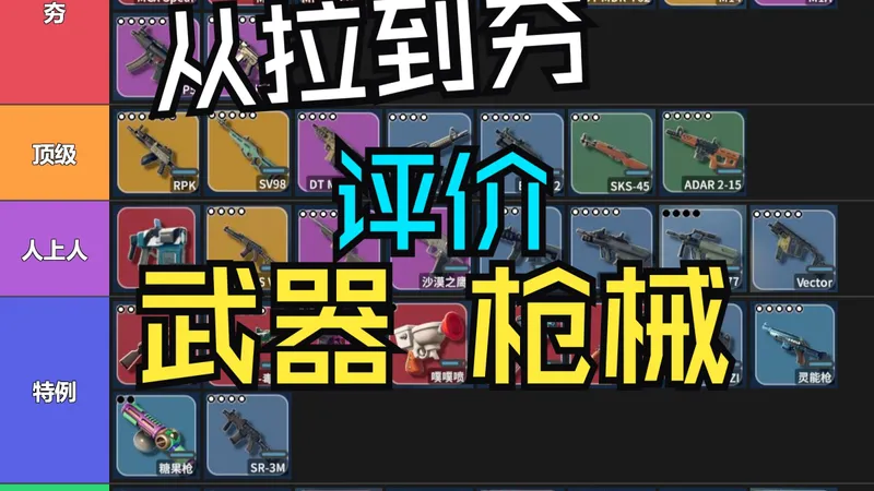 《逃离鸭科夫》从夯到拉 评价枪械武器