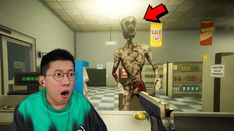 午夜超市，如果顾客是伪人，立即击毙