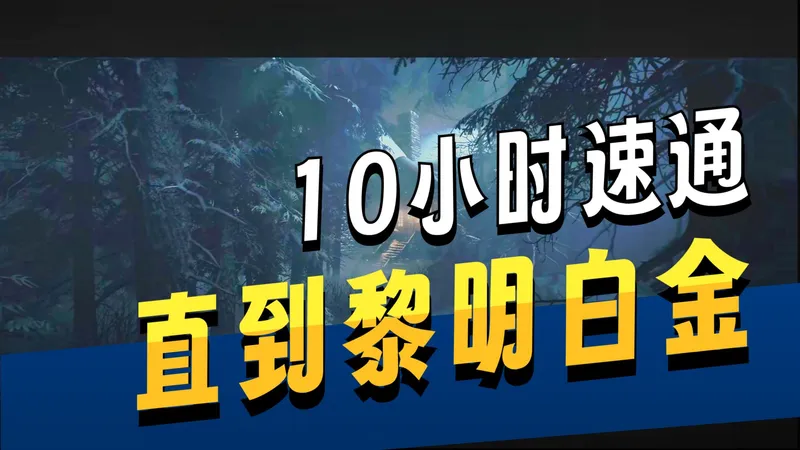 【斑斑】简洁实用！恐怖游戏《直到黎明UNTIL DAWN》PS5版/白金攻略/全收集/详细解说