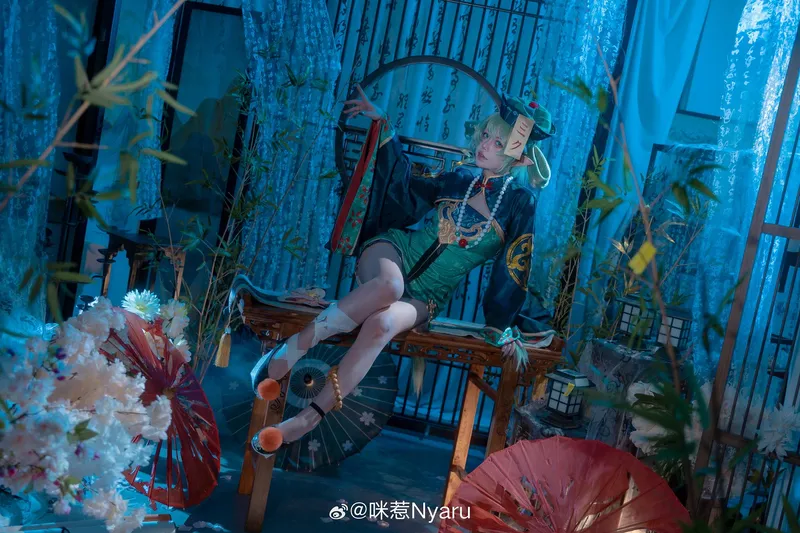 初音未来cosplay展示-多角度高清写真