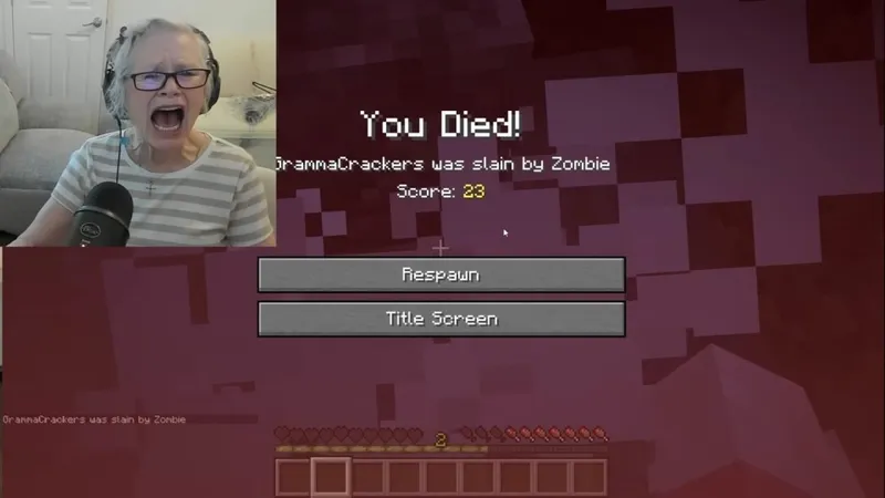 《我的世界》直播老奶奶爆火