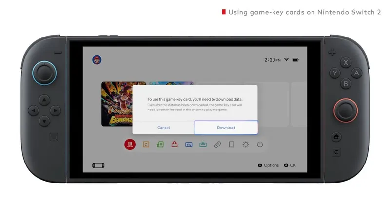 任天堂Switch2游戏钥匙卡详解