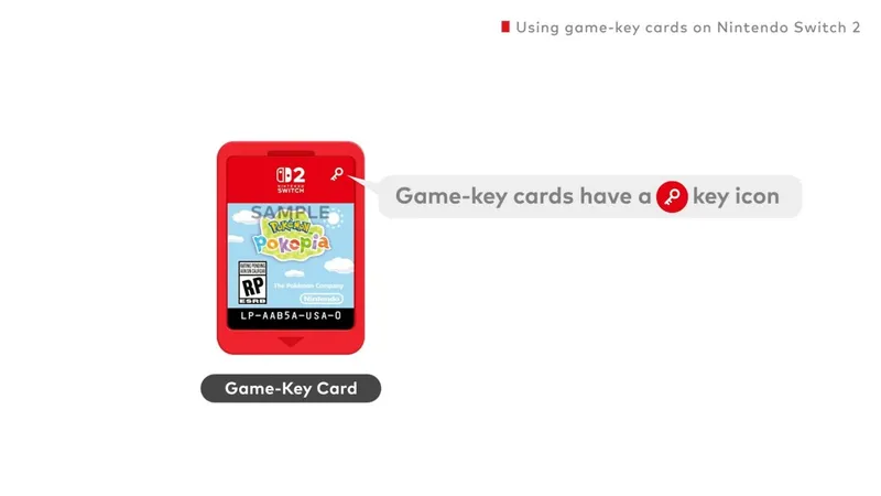 任天堂Switch2游戏钥匙卡详解