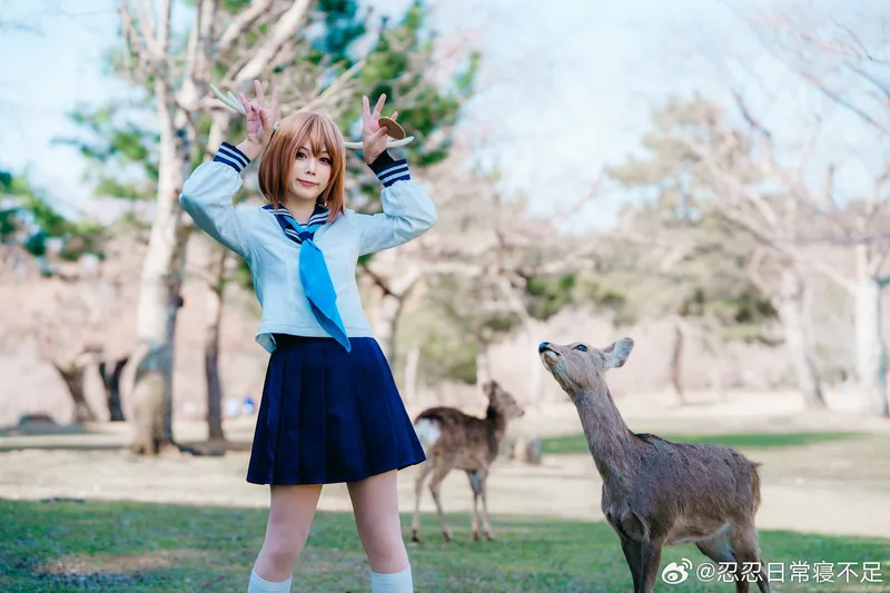 鹿乃子乃子cosplay展示