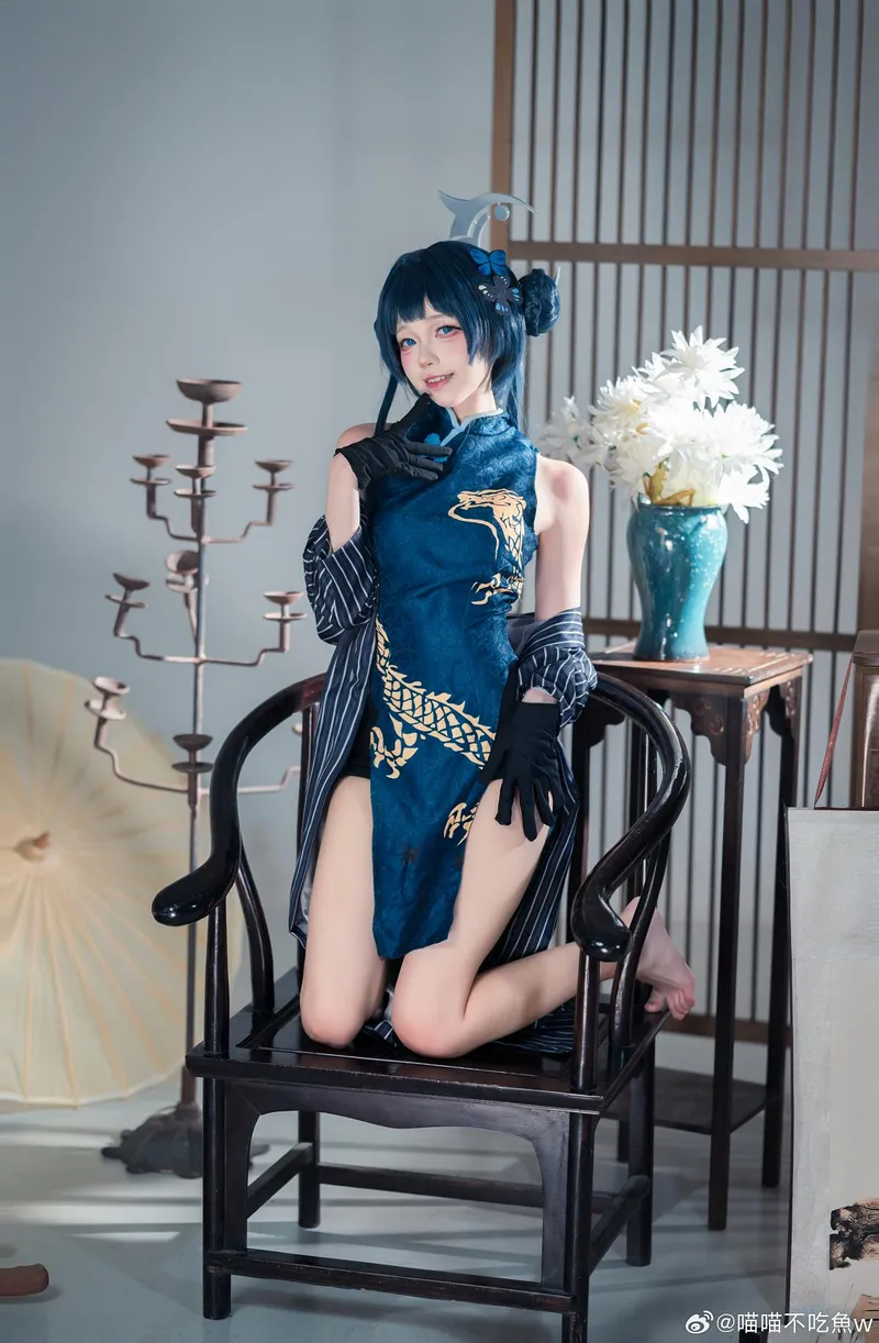 《蔚蓝档案》龙华妃咲cosplay展示