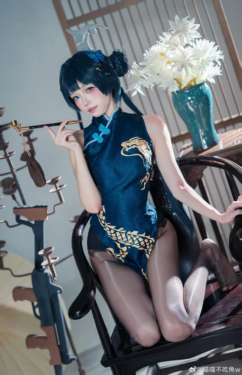 《蔚蓝档案》龙华妃咲cosplay展示