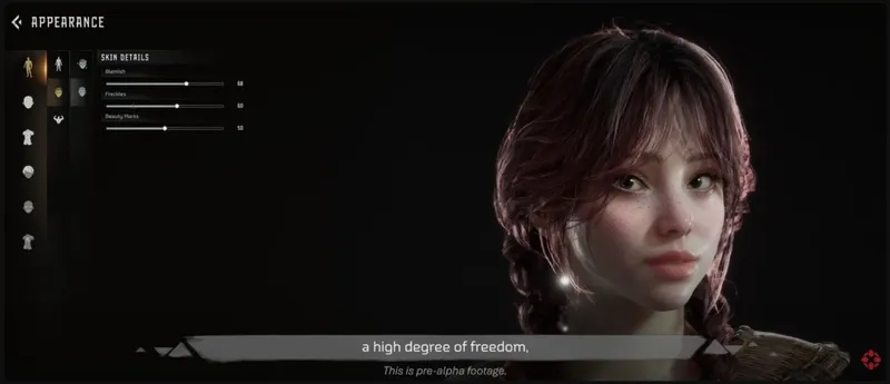 《地平线：钢铁前线》捏脸系统获赞