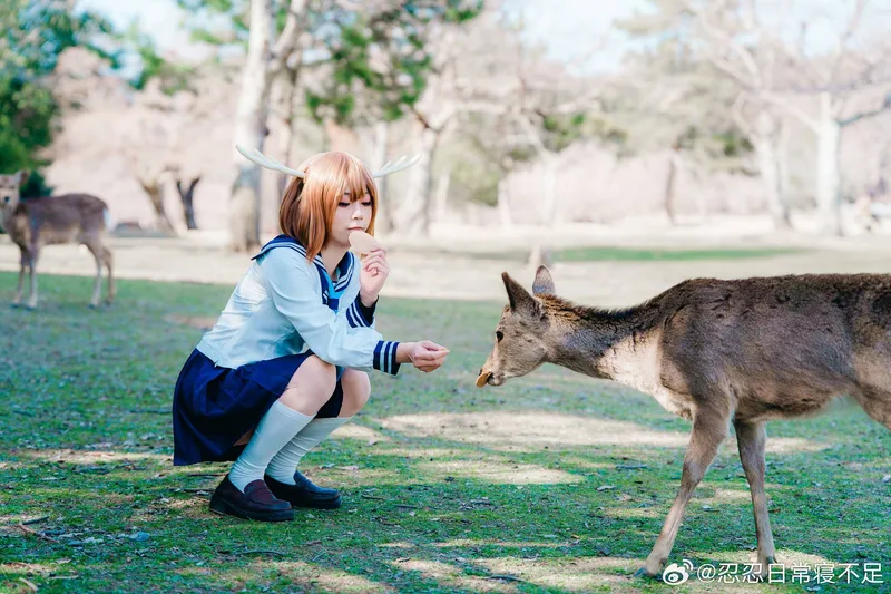 鹿乃子乃子cosplay展示