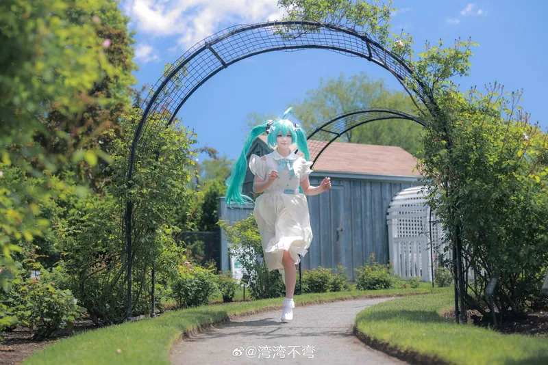 《初音未来》cosplay阳光少女
