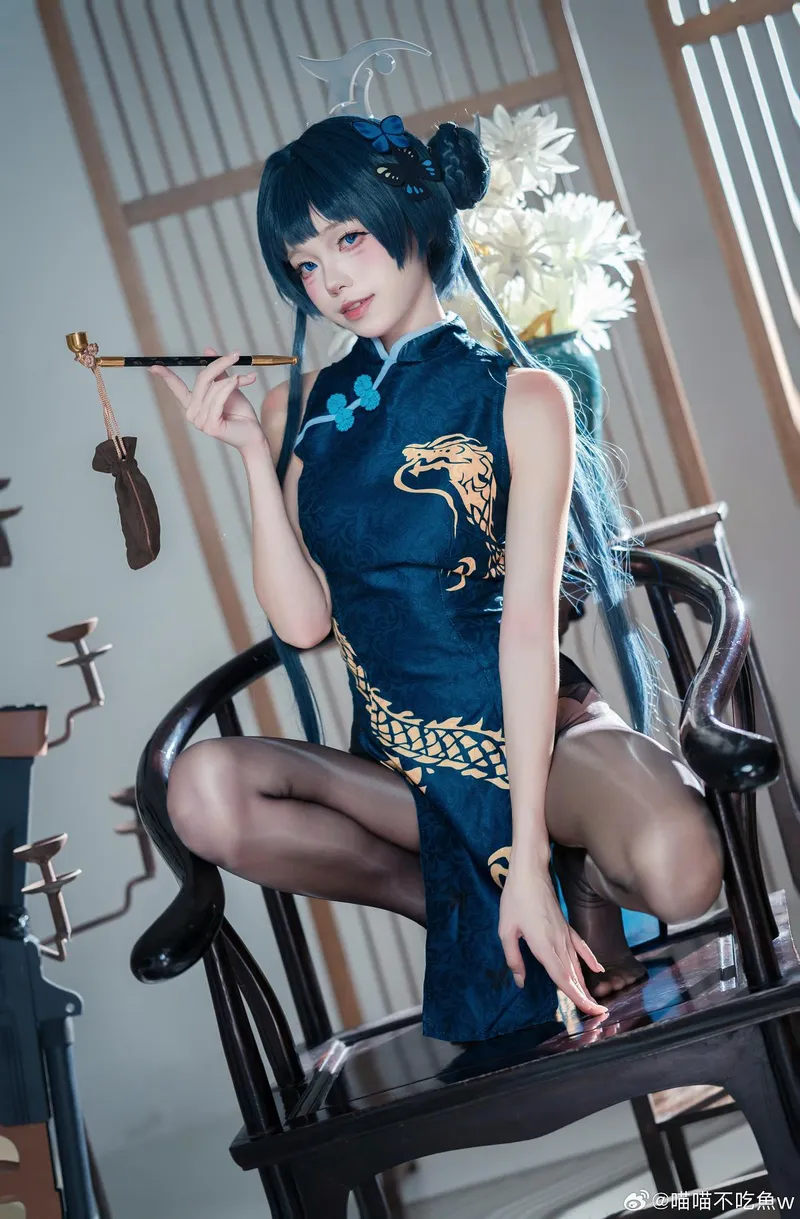 《蔚蓝档案》龙华妃咲cosplay展示
