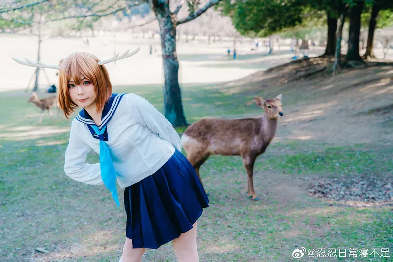 鹿乃子乃子cosplay展示