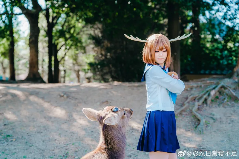 鹿乃子乃子cosplay展示