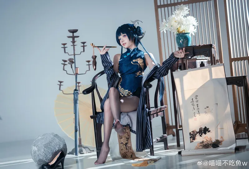 《蔚蓝档案》龙华妃咲cosplay展示