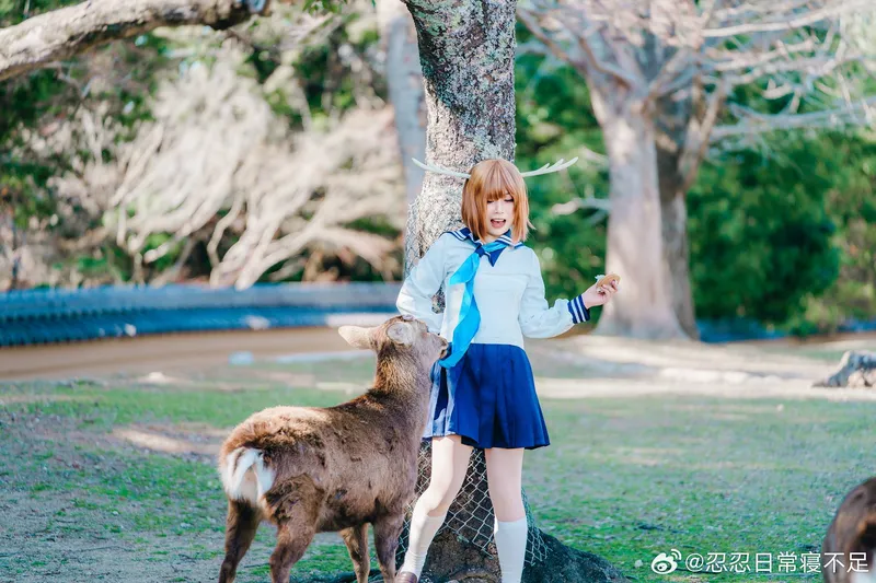 鹿乃子乃子cosplay展示