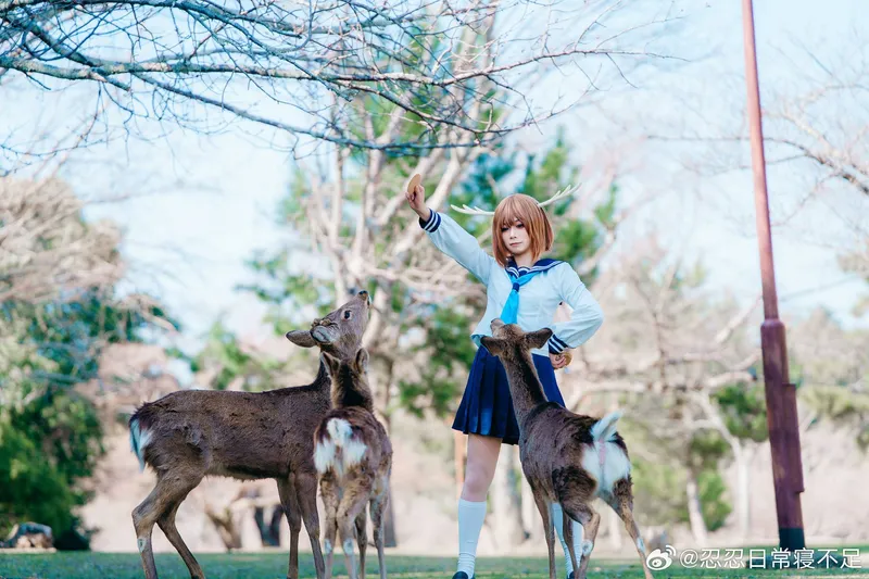 鹿乃子乃子cosplay展示