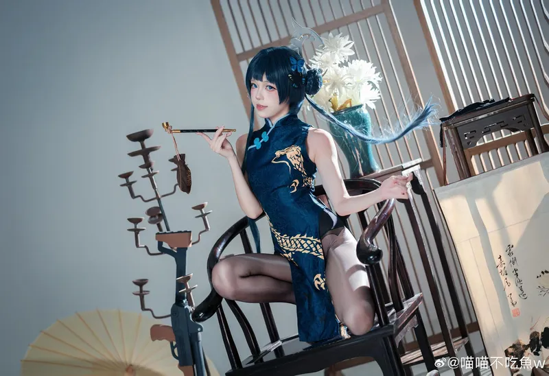 《蔚蓝档案》龙华妃咲cosplay展示