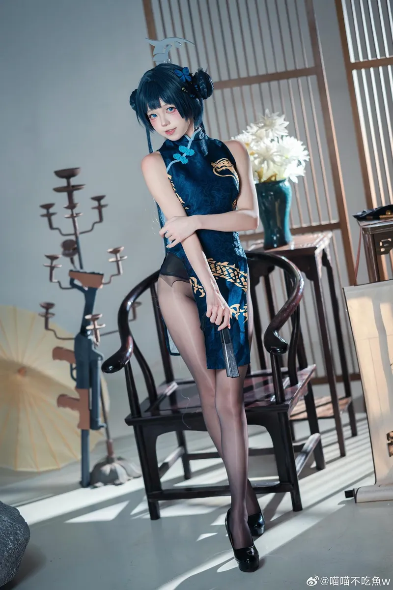 《蔚蓝档案》龙华妃咲cosplay展示