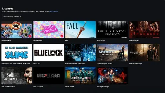 Roblox推出知识产权授权平台新阶段-IP持有者自助管理